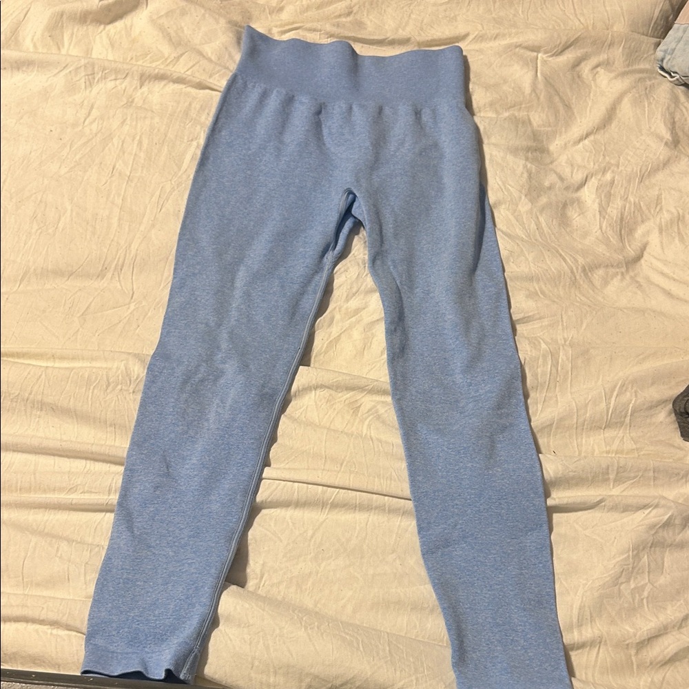 SHEIN Light Blue Women's Leggings